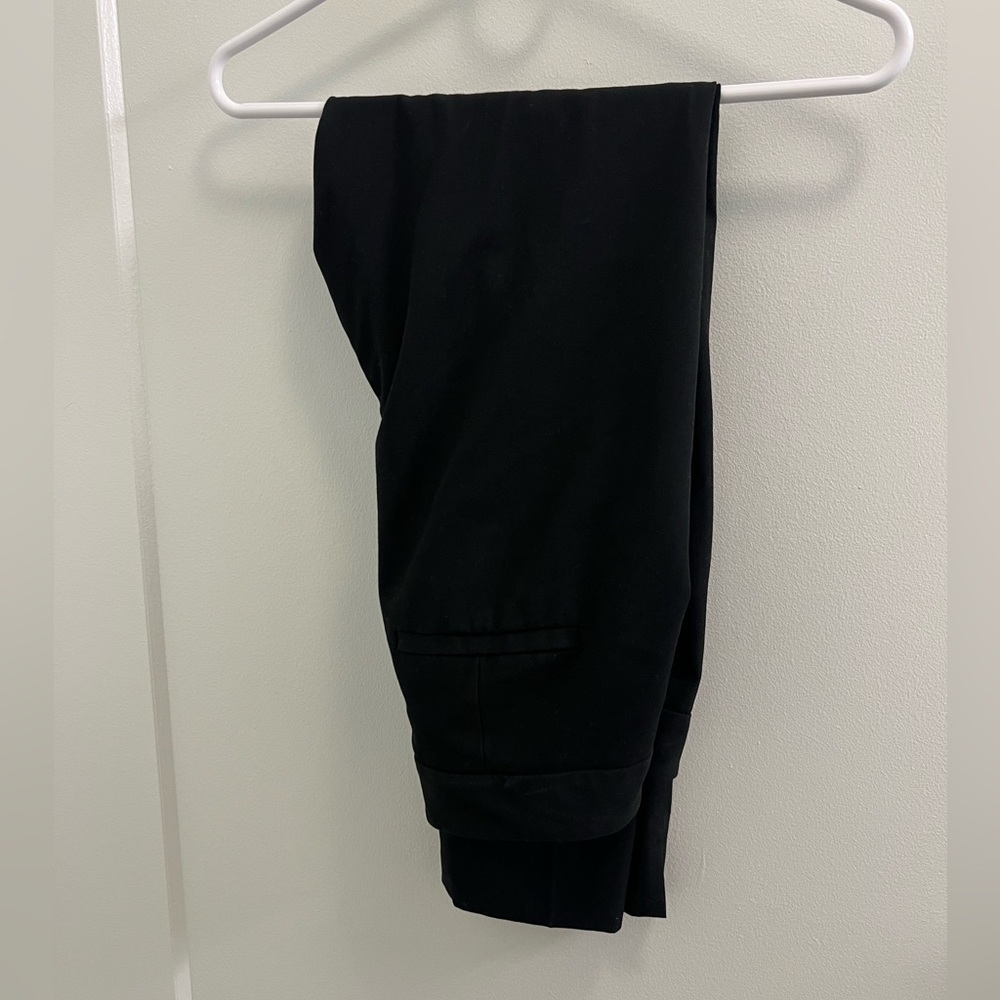 Black Straight Halogen Dress Pants